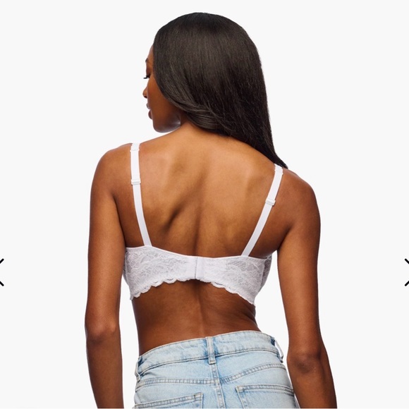 Cosabella White Lace Balconette Bra, 34E - Picture 2 of 6